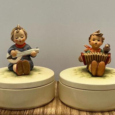 Goebel  ML  Hummel Candy Dishes Are Retired Lot Of 2 