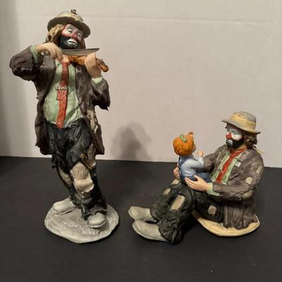 Emmett Kelly Jr. Signature Collection, Lot Of 2 W/boxes