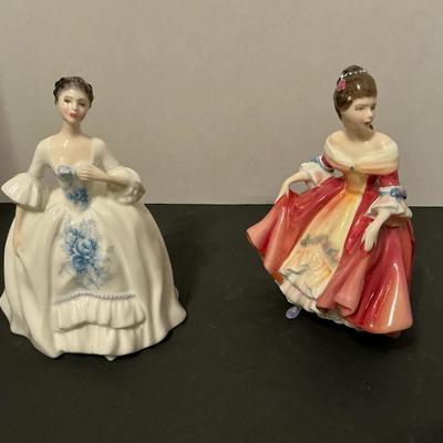 Beautiful Lot Of 2 Royal Doulton Figurines