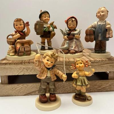 Hummel Figurines Mix A Lot Of Six