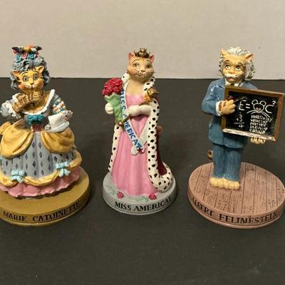 Ertl Collectibles Cat Hall Of Fame Set Of 3