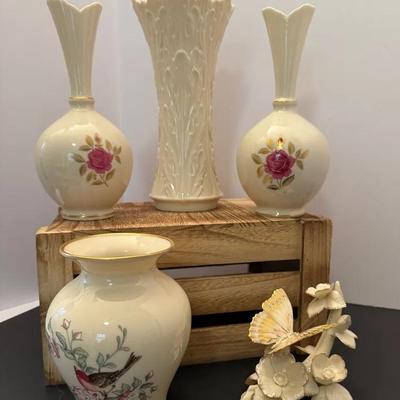 Lot Of Lenox Vases And Collectibles