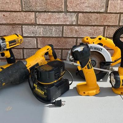 Well Used Dewalt Set
