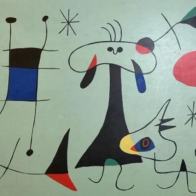 “El Sol” (The Sun) By Joan Miro, Lithograph On Paper