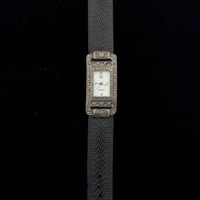 Sterling Silver Gemme Marcasite Watch Italy