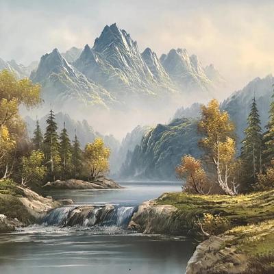 Richard Boren Oil Painting Signed Framed