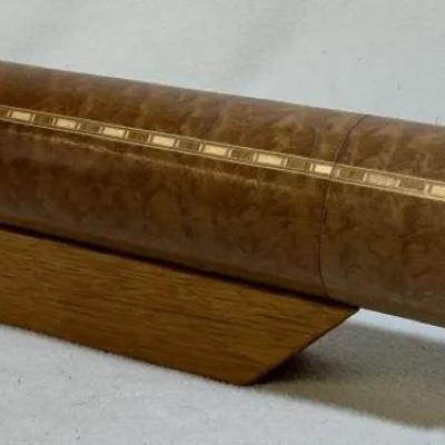 Reynolds Handmade Maple Inlay Wood Kaleidoscope with Base