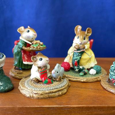 Wee Forest Folk Christmas Traditions 5pcs