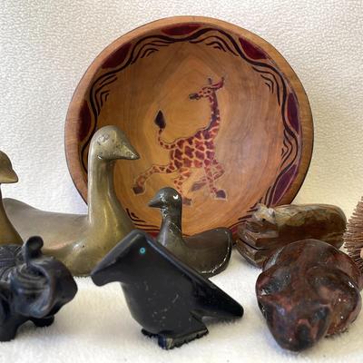 Vintage Animal Collection, Assorted Materials 9pcs