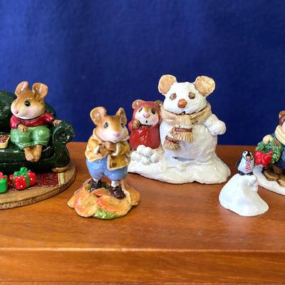 Wee Forest Folk Christmas Outdoors 5pcs