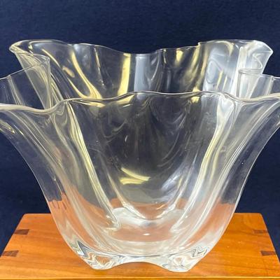 Vintage Steuben Handkerchief “Grotesque” Crystal Bowl