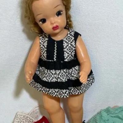 Terri Lee Doll With Clothing And Accessories, Vintage