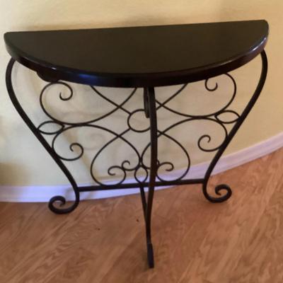 Decorative Metal Hallway Table