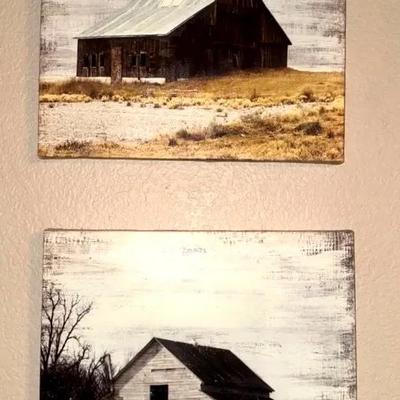Canvas Print Of Barns (2)