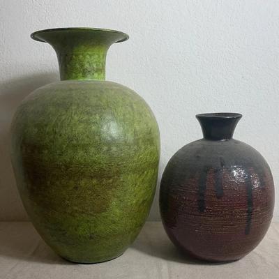 Pier One Pottery Vases (2)