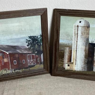 “Barn Silo “ By Mark Chandon In Distressed Frames (2)