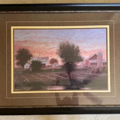 Large Framed Farm Wall Art (Over 4 Feet Wide)