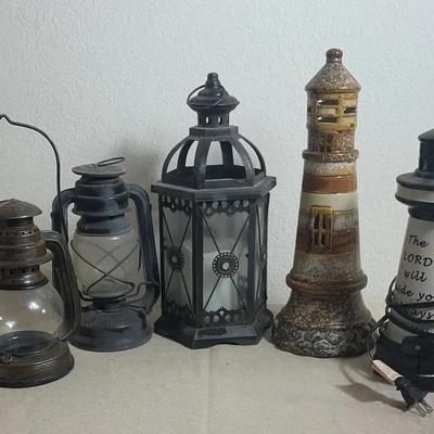 Metal And Ceramic Lanterns (5)