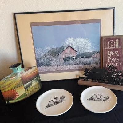 Barns And Farms- Decor (Robert Stanley Plates, And More)