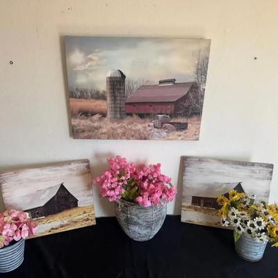 Farm Canvas Prints and Other Rustic Flower Decor