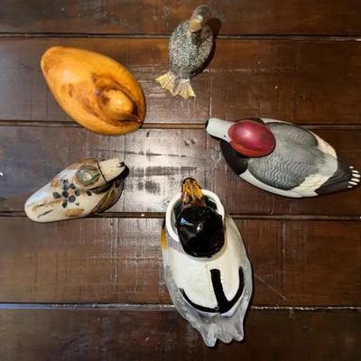 Duck, Duck, Goose (Wooden, Glass, Metal Decor)