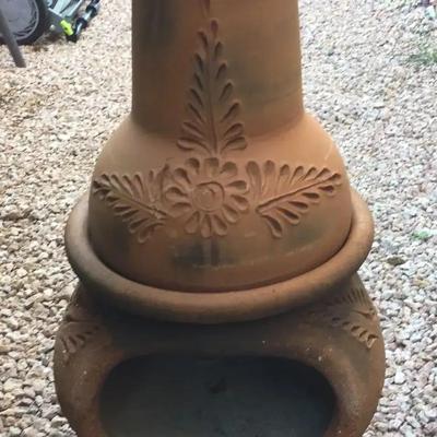 Small 30” Tall Chiminea