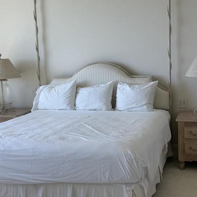 King size bed set.
