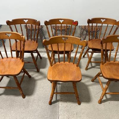 BM746 7 - Swivel Wooded Chairs 