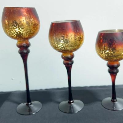 BM767 Beautiful Hurricane Candle Holders