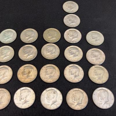 Kennedy Silver Half Dollars | 1965–1969 | 22 Coins