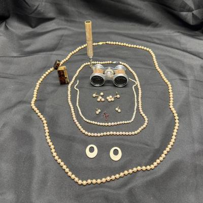 Vintage Opera Glasses, Pearlescent Jewelry | La Minette Paris Binoculars, Colibri Lighter