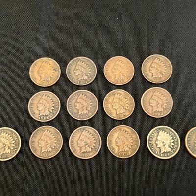 Indian Head Cents | 1862–1907 | 15 Coins