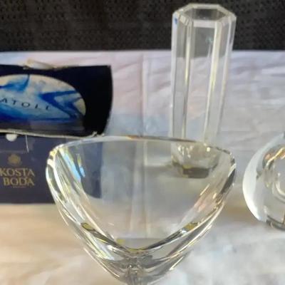 Kosta Boda and Saint Louis Crystal Collection