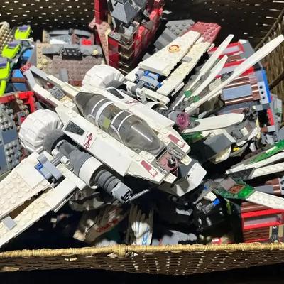 14 lbs of Mixed LEGO Pieces Includes Parts from Built Sets