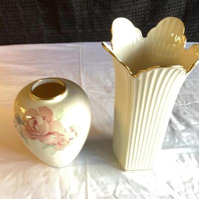 Lenox Chatsworth and Meridian Collection Vases (2)