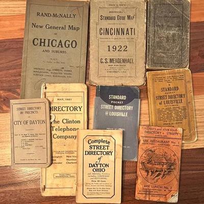 Antique Group Street Directories & Guides