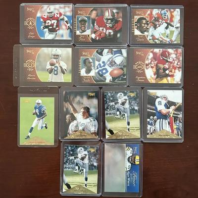 Vintage Football Cards. Jerry Rice, Eddie George Rookie, Dan Marino, and More