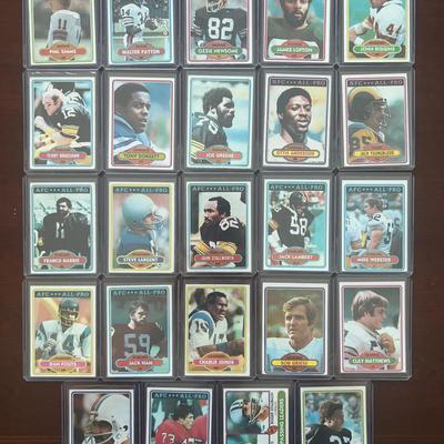 1980 Topps Football Complete Set. Walter Payton, Tony Dorsett, Phil Simms Rookie Card
