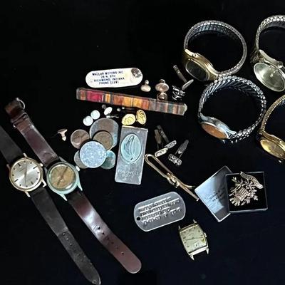 Watches and Collectibles with Military and Advertising