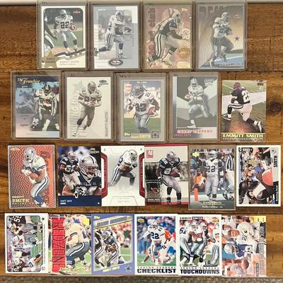 20 - Collectible Emmitt Smith Football Cards