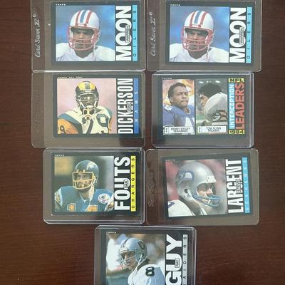 1985 Topps Football Cards. Warren Moon Rookie Card, Eric Dickerson, and More
