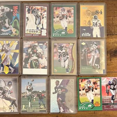 13 - Collectible Randy Moss Football Cards