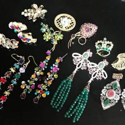 Colorful Rhinestone Jewelry