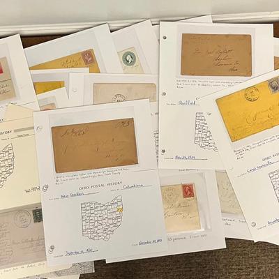 Collection Of Antique Ohio Postal History Covers & Envelopes #4