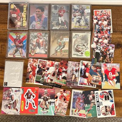 28- Collectible Steve Young Football Cards