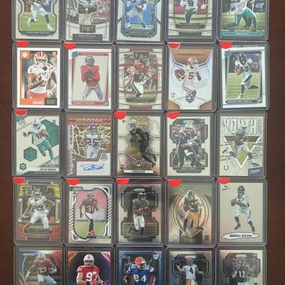 Rookie Football Cards. Jonathan Taylor, Garrett Wilson, Tee Higgens, Breece Hall, and More