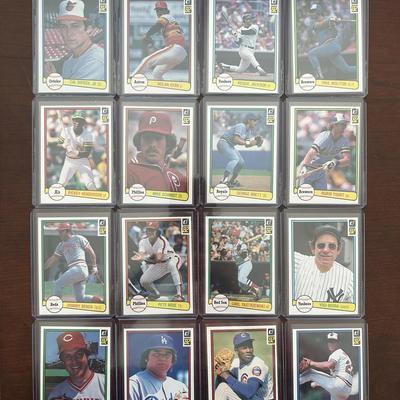 1982 Donruss Complete Set. Cal Ripken Jr. Rookie, Pete Rose, and More