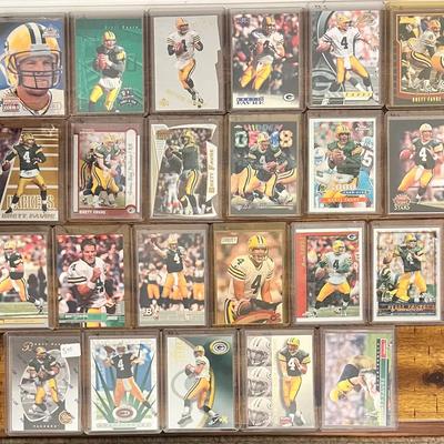23 - Collectible Brett Favre Football Cards #3