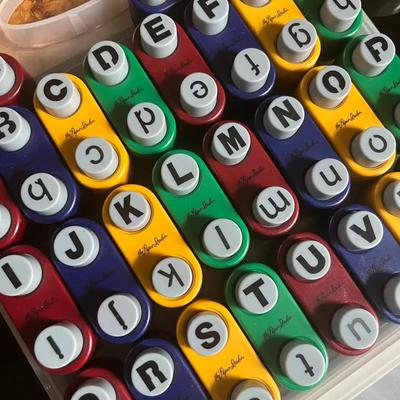 The Paper Studio Dual Alphabet Punch Set
