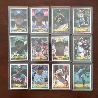 1984 Donruss Complete Set. Don Mattingly, Daryl Strawberry Rookies